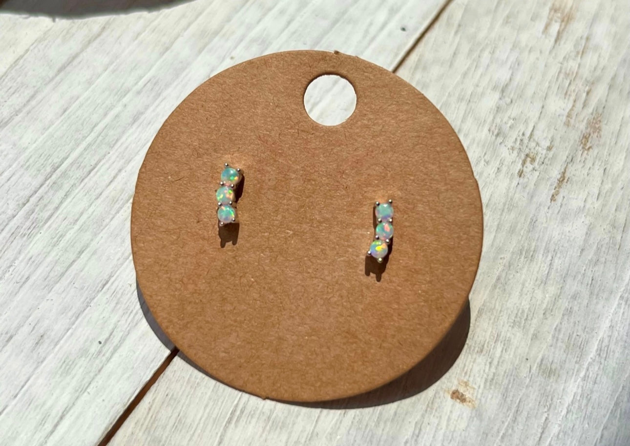 Stardust Opal Earrings
