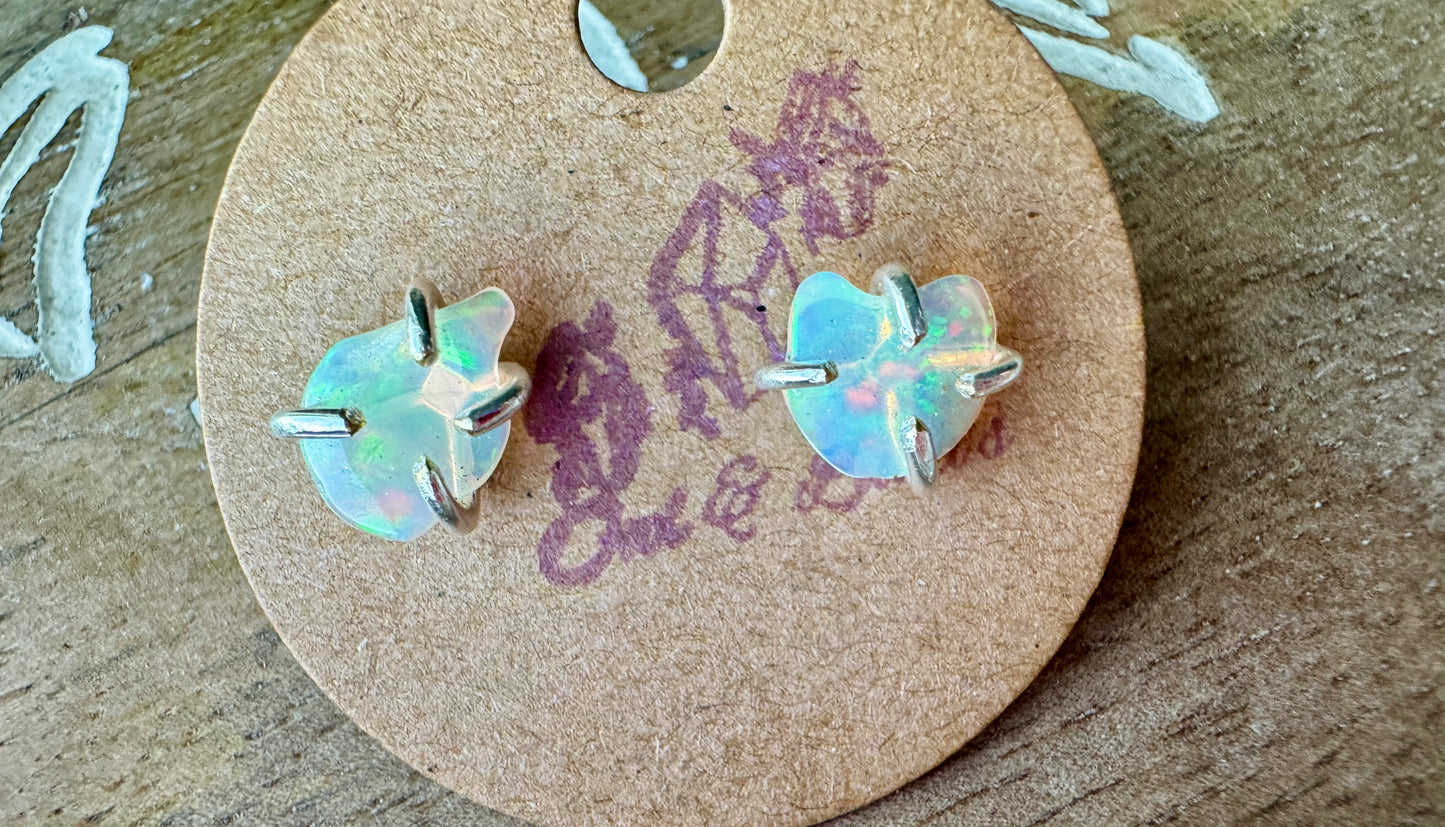 Golden Dusk ( Opal Earrings )