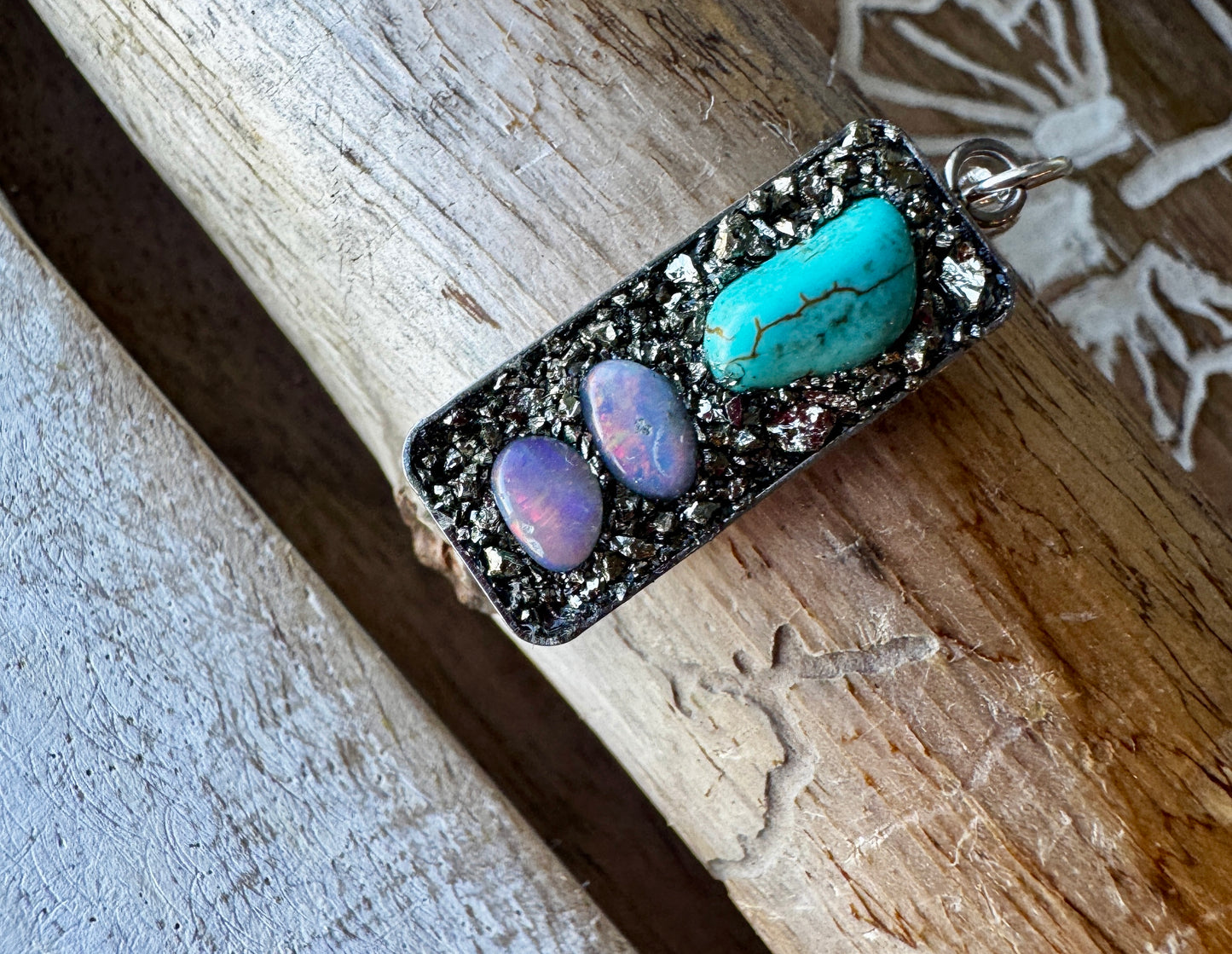 Turquoise & Opal Necklace