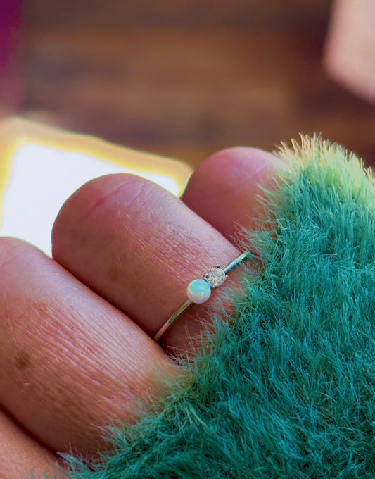 Cassiopeia Opal Ring