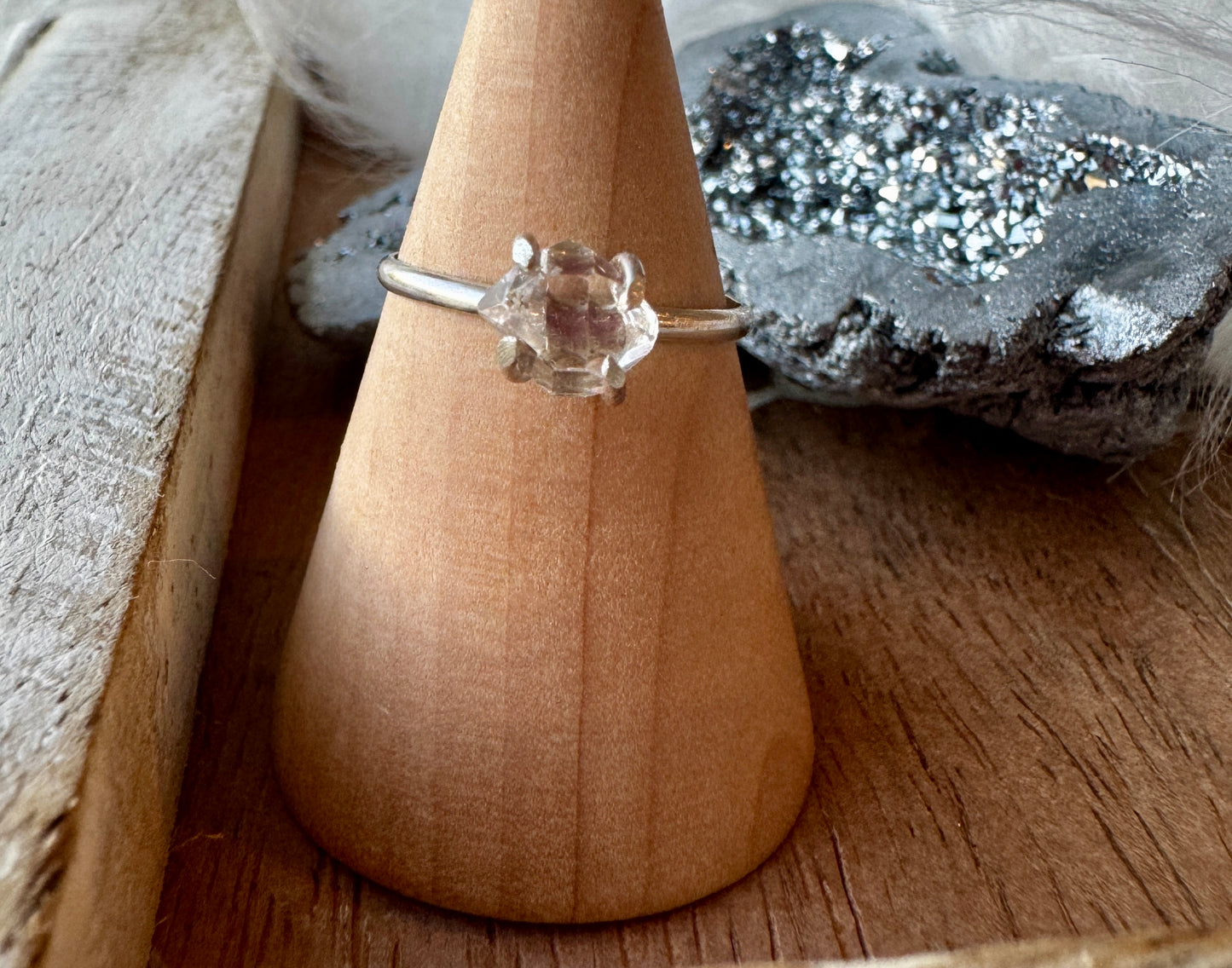 Herkimer Diamond Ring