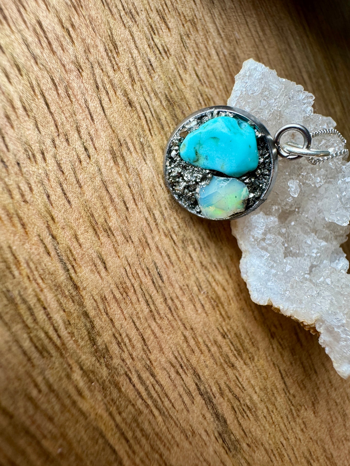 Turquoise & Opal Necklace