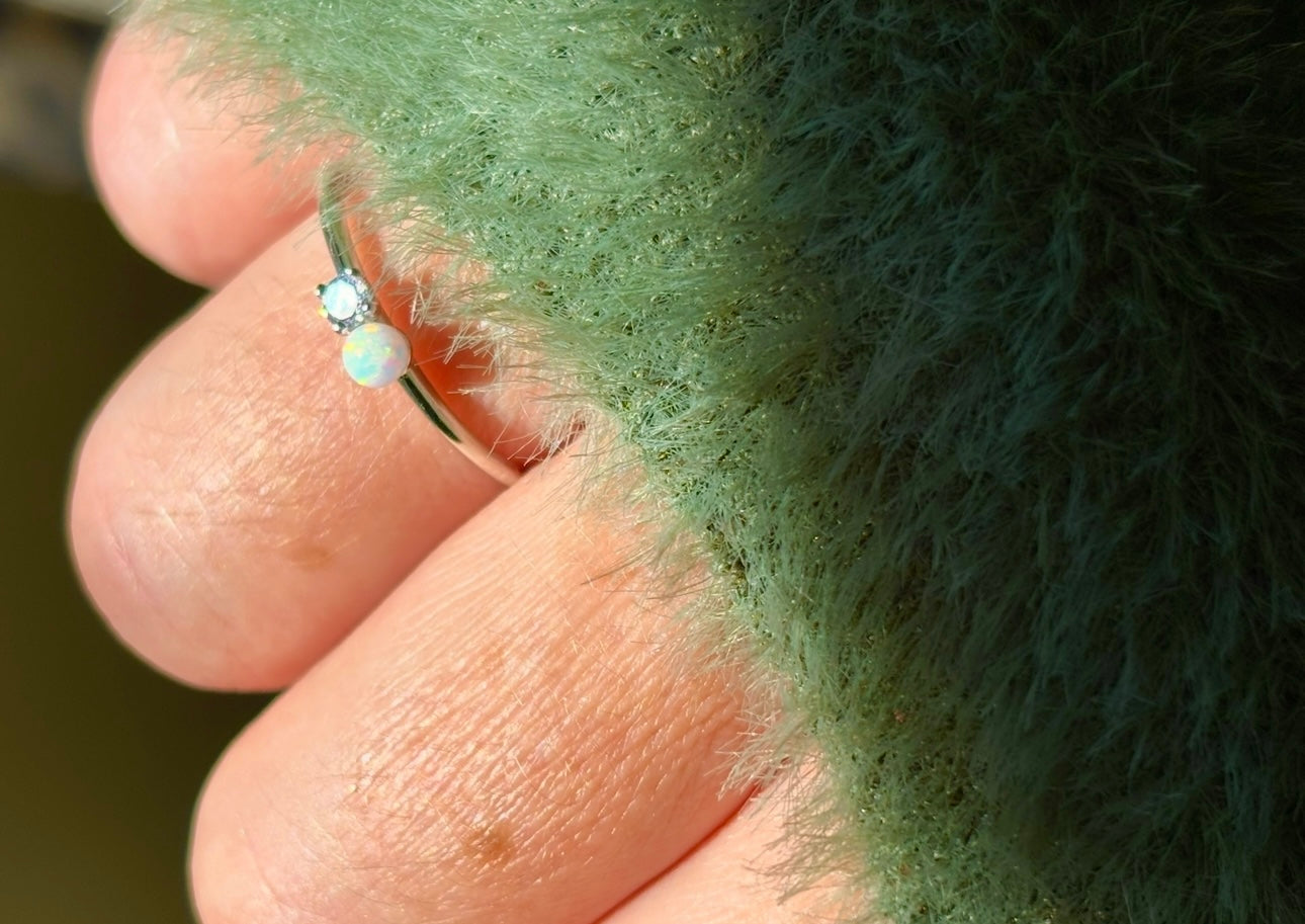 Cassiopeia Opal Ring