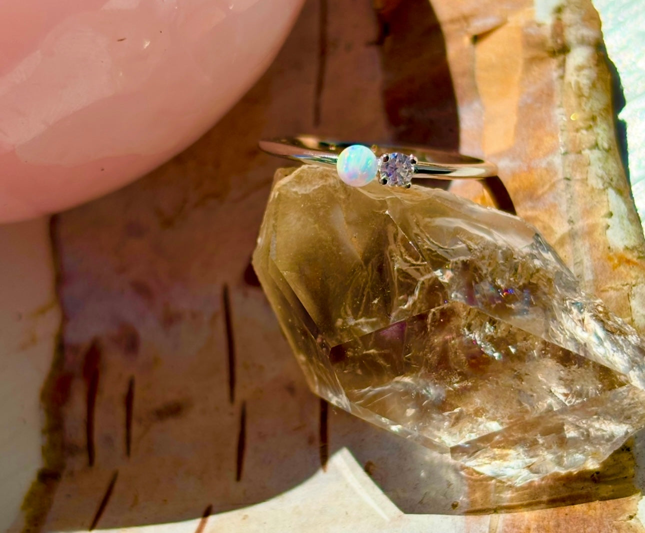 Cassiopeia Opal Ring