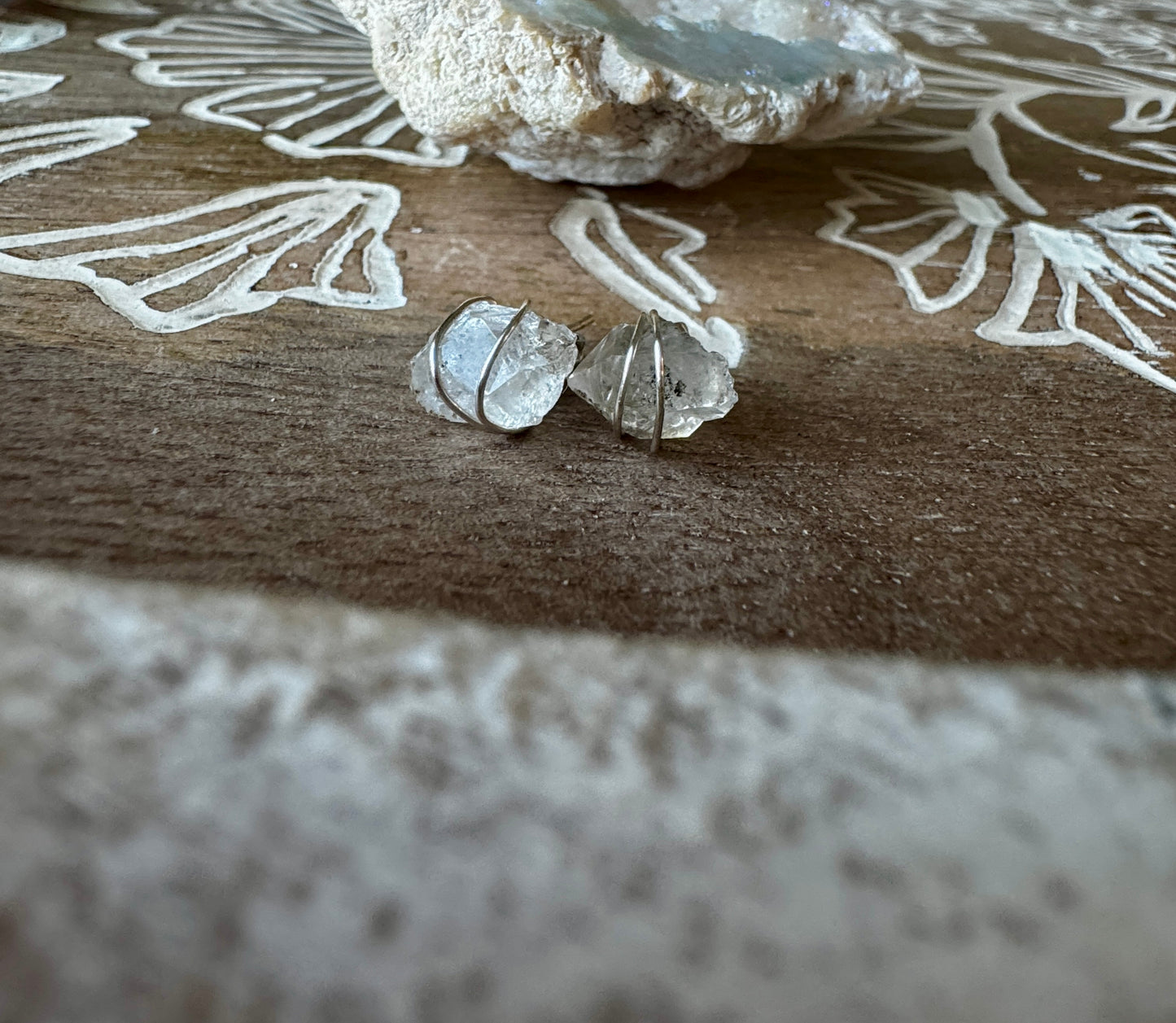 Herkimer Diamond Earrings