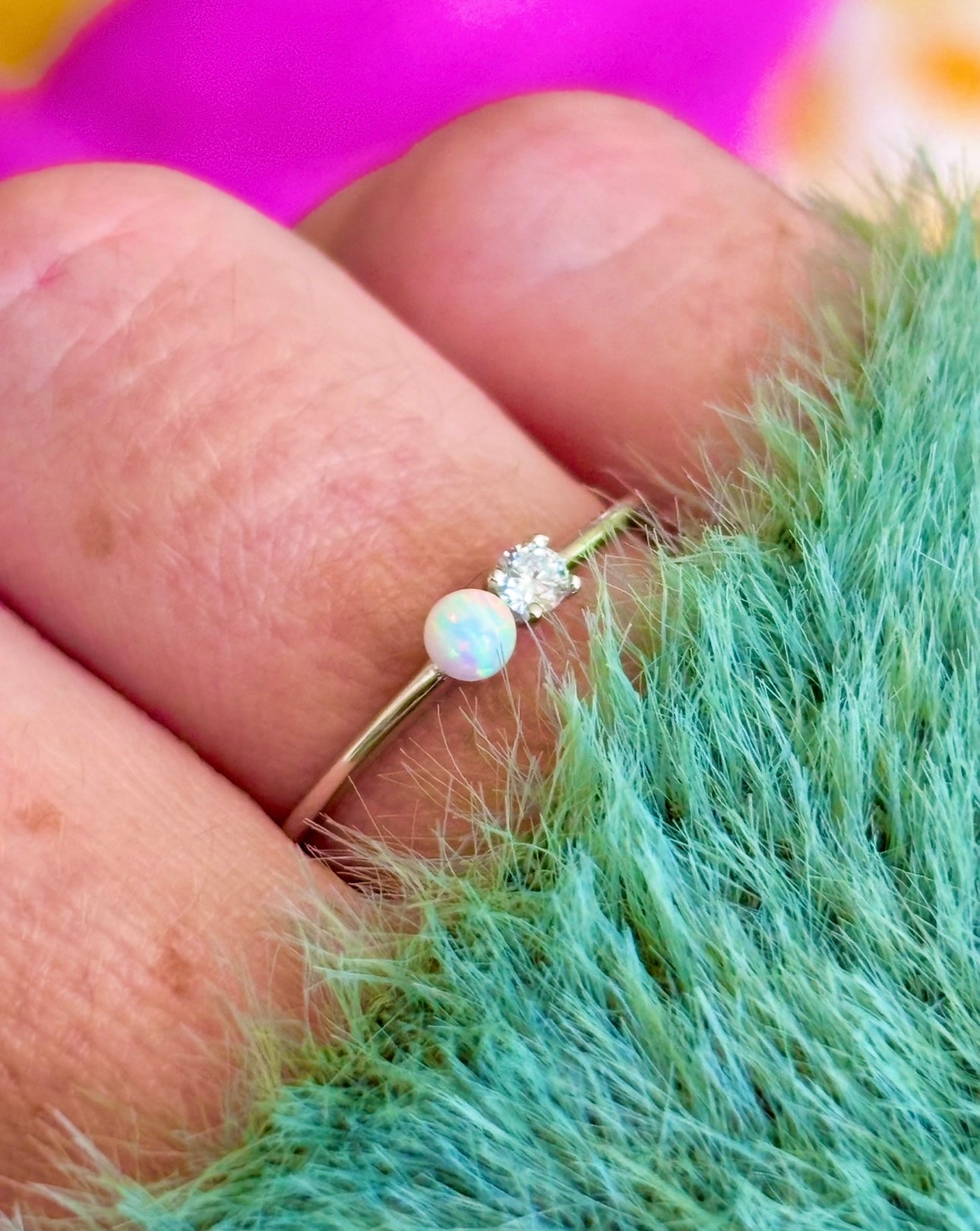 Cassiopeia Opal Ring